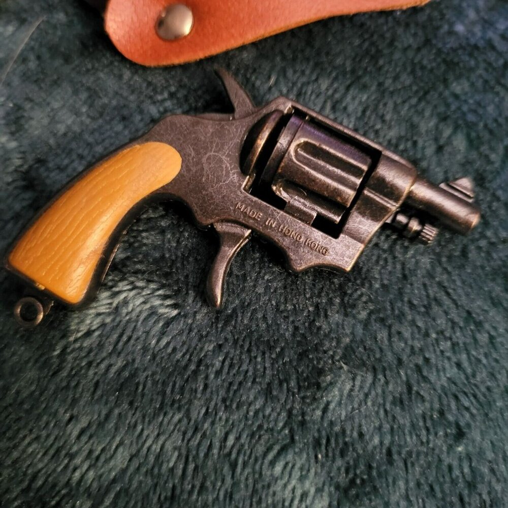 Vintage Colt 45 Pistol Mini Cap Gun Key Chain - Picture 4 of 9